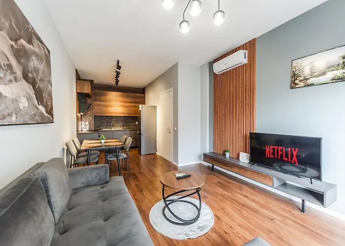 דירה Vista Luxe Balcony With Free Private Parking טיראנה